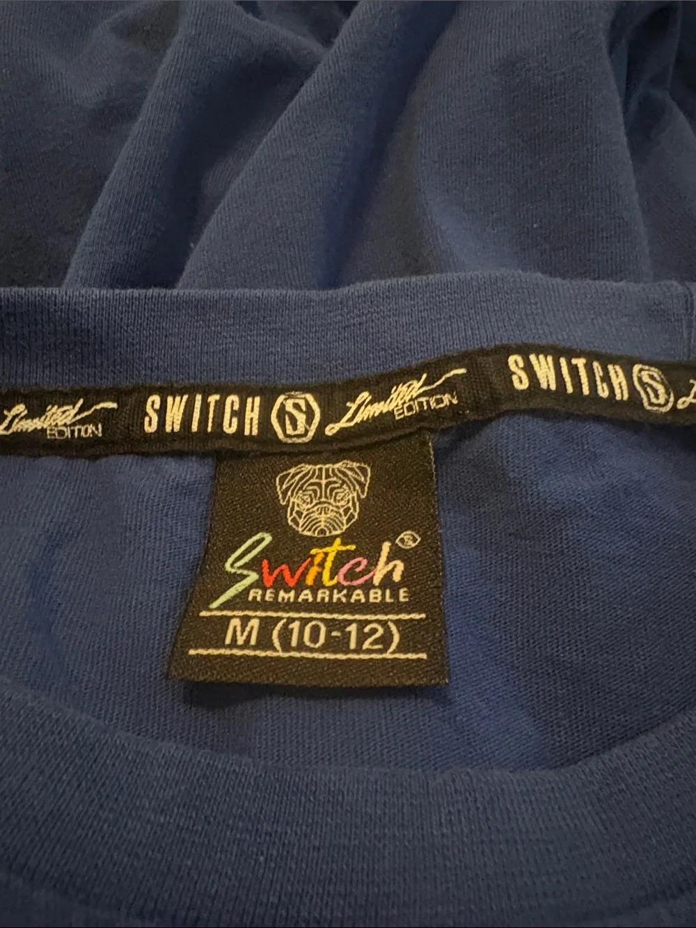 Switch Remarkable The Next King Tee Shirt Blue Boys Size M
